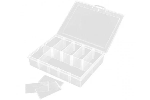 CASSETTA MINUTERIA 10 SCOMPARTI VARIABILI - 134 x 100 x 29 mm - Image 2