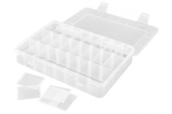 CASSETTA MINUTERIA 24 SCOMPARTI VARIABILI - 202 x 137 x 40 mm - Image 2