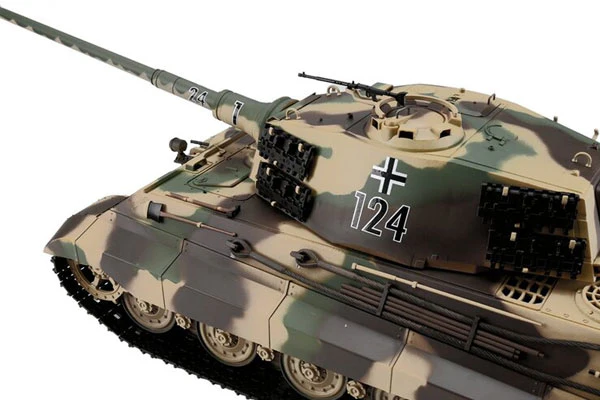 KING TIGER HENSCHEL - PALLINI / INFRAROSSI CINGOLI IN METALLO 1:16 - Image 3