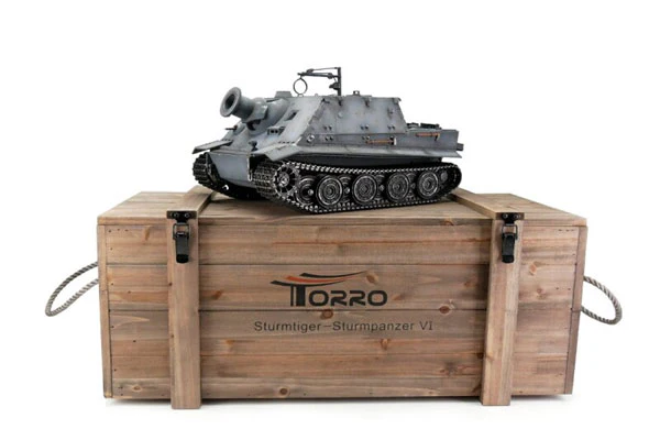 PRO-EDITION STURMTIGER - PALLINI 1:16 - GRIGIO - FUMO CANNONE - Image 5