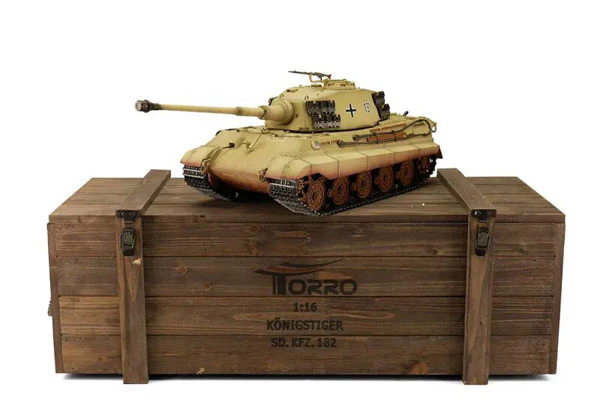 PRO-EDITION KING TIGER - PALLINI 1:16 - SABBIA - FUMO CANNONE - Image 3