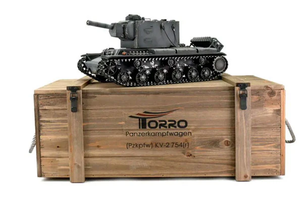 PRO-EDITION KV-2 754(r) - PALLINI 1:16 - GRIGIO - FUMO CANNONE - Image 3