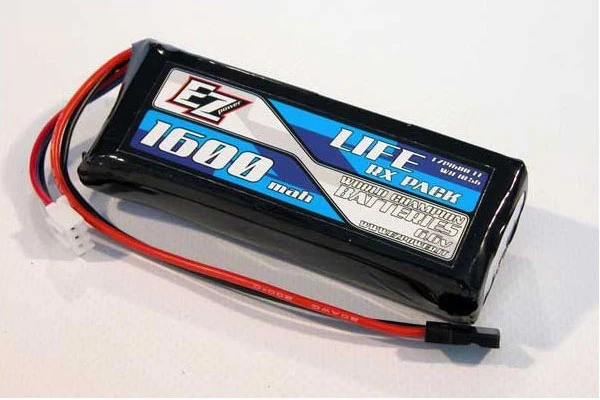 BATTERIA PIATTA LIFE 2S 6,6V 1600MAH - RX/TX - EZP1600-LF