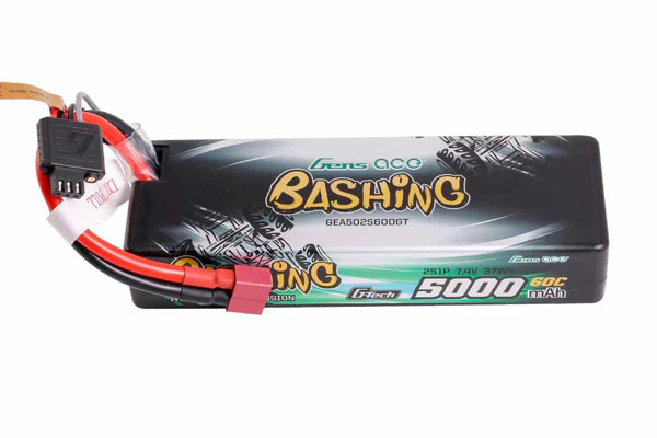 BASHING BATTERIA LIPO 2S 7.4V-5000-60C (DEANS)