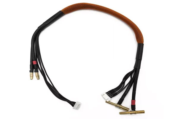 CAVO DI CARICA/BILANCIAMENTO BATTERIE 2S PLUG DORATO 4/5MM - 40CM