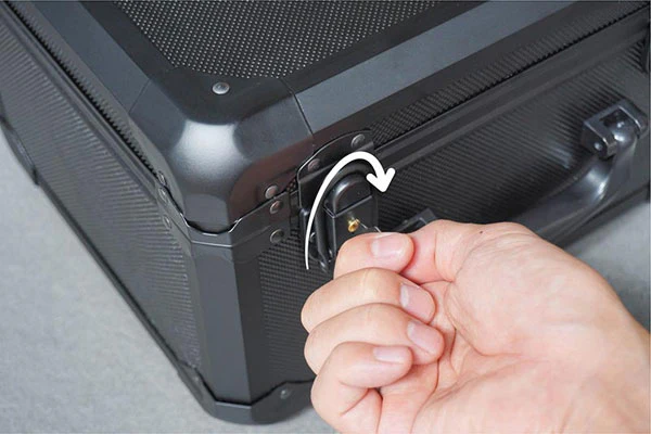 VALIGIA ALLUMINIO MINI BLACK PER TRASPORTO MINI-Z - 300 X 240 X 190 MM - Image 4