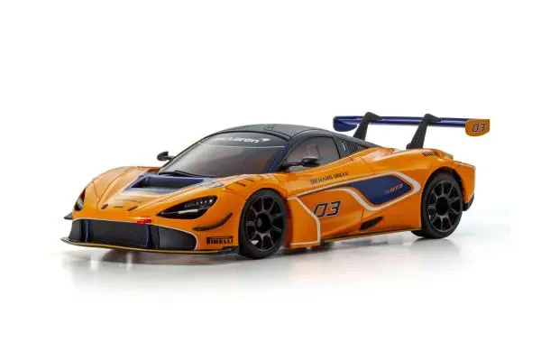 AUTOSCALE MINI-Z MCLAREN 720S GT3 #3 - ARANCIO - 98MM (LL) (MR-04W-MM)