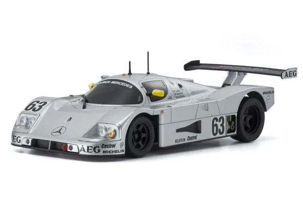AUTOSCALE MINI-Z SAUBER MERCEDES NO.63 SILVER LM 1989 - 102MM (3L) RWD (MR-03)