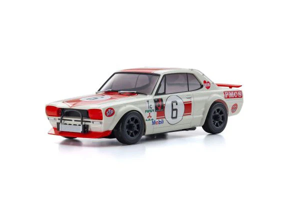 AUTOSCALE MINI-Z SKYLINE 2000GT-R KPCG10 RACING'72 RED NO.6 - 94MM (L) (MA020-N)