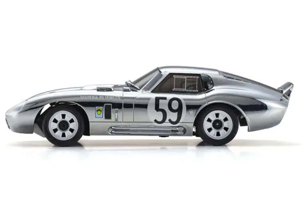 MINI-Z FIRST INITIAL-D - SHELBY COBRA DAYTONA - CHROME - RTR ON-ROAD 1:28 - Image 4