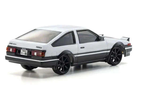 MINI-Z FIRST INITIAL-D - TOYOTA SPRINTER TRUENO AE86 - NERO/BIANCO - RTR ON-ROAD 1:28 - Image 3