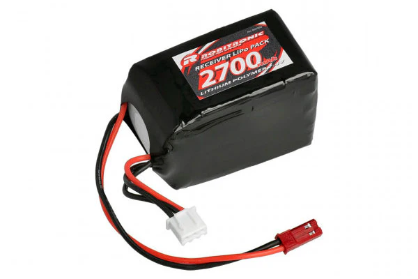 BATTERIA RETTANGOLARE LIPO 2S 7,4V 2700MAH - RX