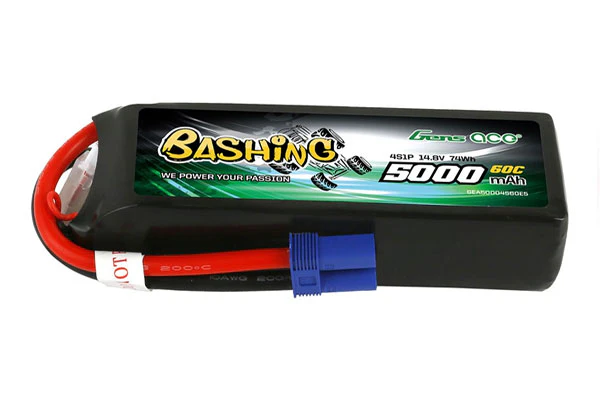 BASHING BATTERIA LIPO 4S 14,8V 5000MAH 60C [EC5]