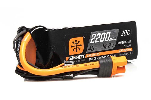 SMART BATTERIA LIPO 4S1P 14,8V 2200MAH 30C [IC3]