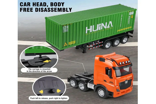 RC 1317 - CAMION PORTACONTAINER 1:18 - Image 3