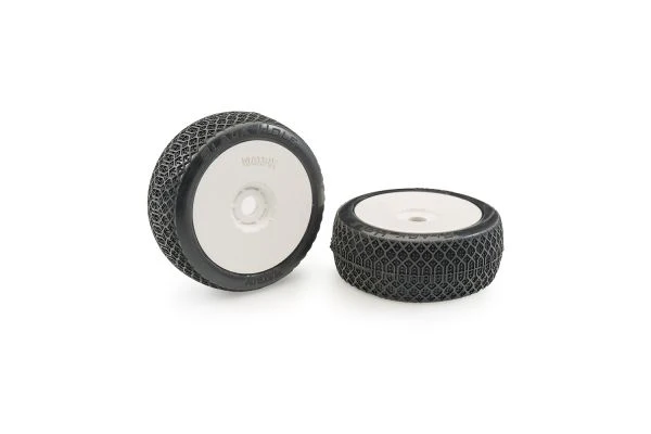 BLACKHOLE SOFT PRE-INCOLLATE SU CERCHI BIANCHI- 1:8 BUGGY- 2 PEZZI