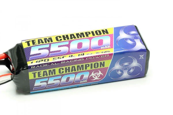TEAM CHAMPION BATTERIA LIPO 4S 14,8V 5500MAH 55C [XT90]