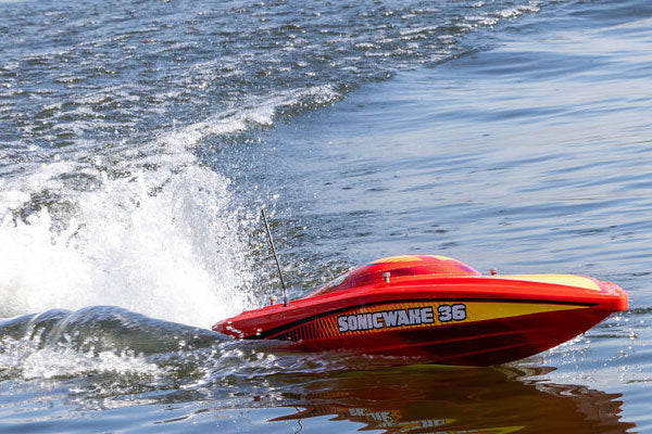 SONICWAKE V3 36" - RTR MOTOSCAFO - ROSSO - Image 17