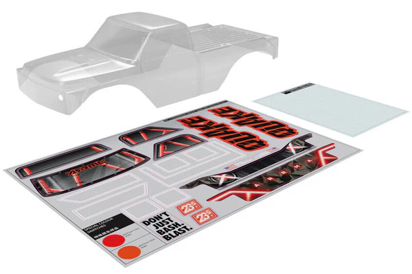 CARROZZERIA QUAKE NEUTRA CON DECALS - ARA-2870