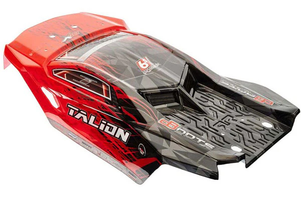CARROZZERIA VERNICIATA CON DECALS TALION 6S BLX 1:8 - ROSSO/NERO - ARAC3324 - Image 2