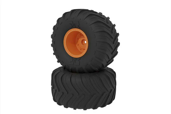 PNEUMATICI dBOOTS CHEVRON MT INCOLLATI SU CERCHI ARANCIO - ARA-2532