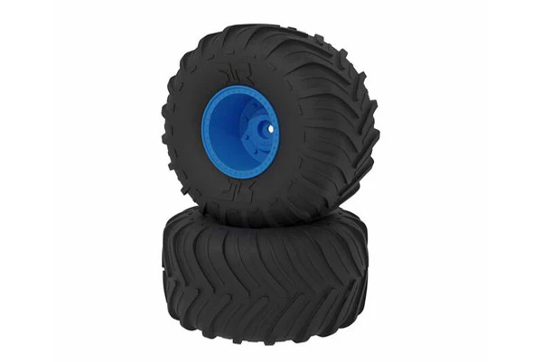 PNEUMATICI dBOOTS CHEVRON MT INCOLLATI SU CERCHI BLU - ARA-2530