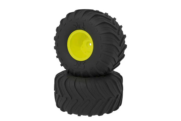 PNEUMATICI dBOOTS CHEVRON MT INCOLLATI SU CERCHI GIALLO - ARA-2536