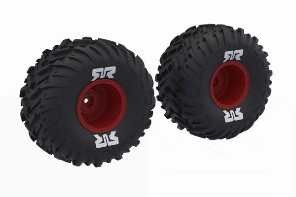 PNEUMATICI dBOOTS CHEVRON MT INCOLLATI SU CERCHI ROSSA - ARA-2574