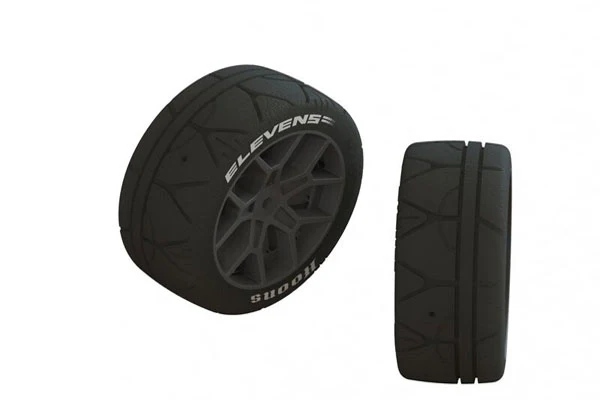 PNEUMATICI DBOOTS ELEVENS 35/085 2.4 INCOLLATI SU CERCHI NERI - ARA550093