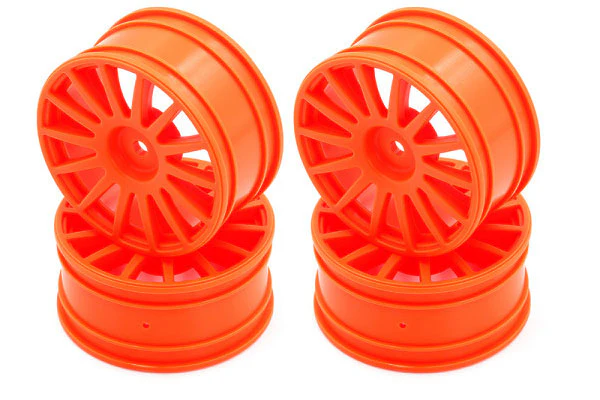 CERCHI ORANGE FLUO 25MM A 14 RAGGI - LC8048