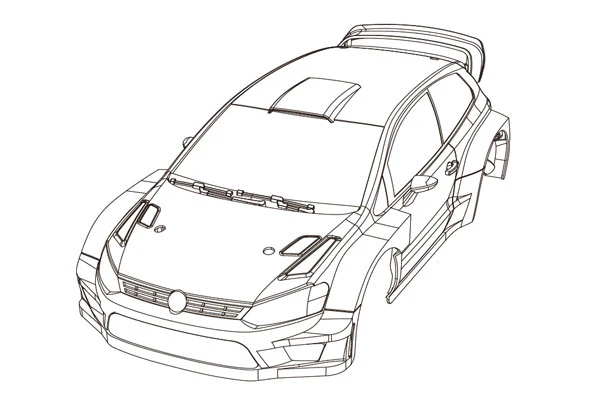 CARROZZERIA HYPER GO VOLKSWAGEN POLO - MX-1430L4