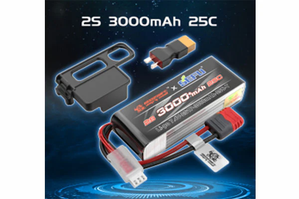 PACCO BATTERIA SOFT 2S 7,4V 3000 MAH 25C - MX-2S300025C
