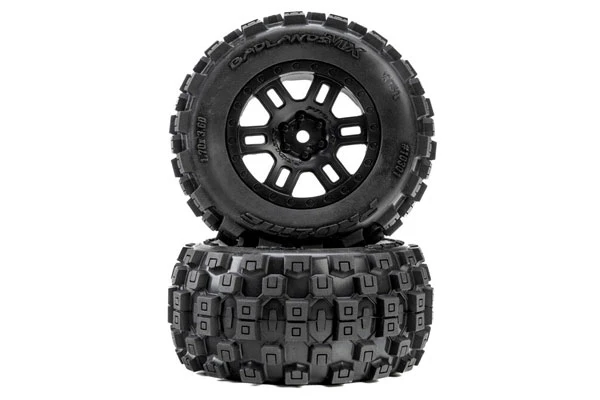 PNEUMATICO BADLANS MTD MONTATO SU CERCHIO NERO SPLIT SIX - PRO1030110