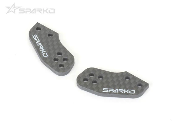 PIASTRA SNODO STERZO 4 FORI IN CARBONIO 3,0MM - SPKF83016OP