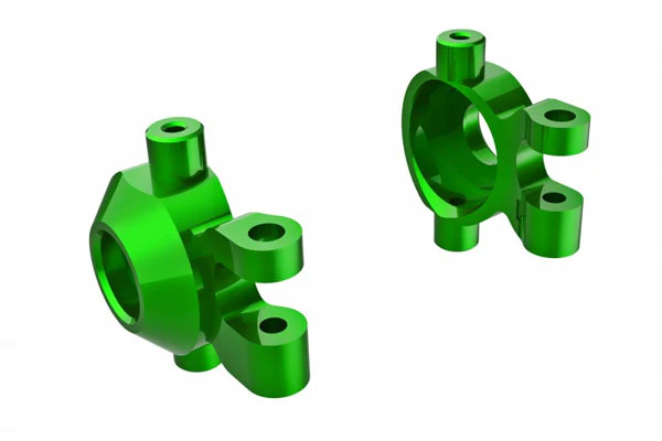 BLOCCHETTI STERZO DX+SX IN ALLUMINIO 6061-T6 ANODIZZATO - 9737-GRN