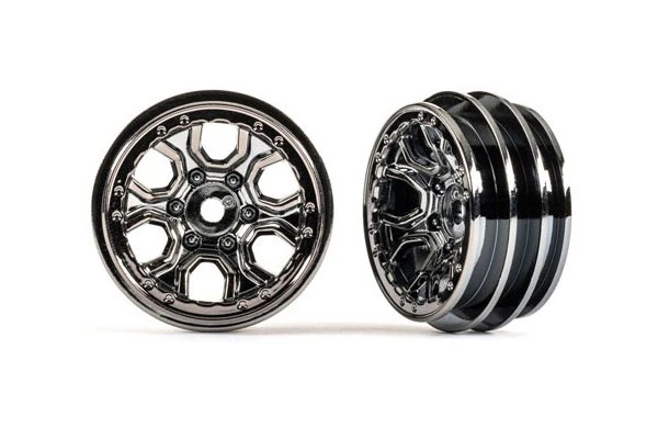 CERCHI 1.0" CROMATI NERI - BRONCO - 9770-BLKCR