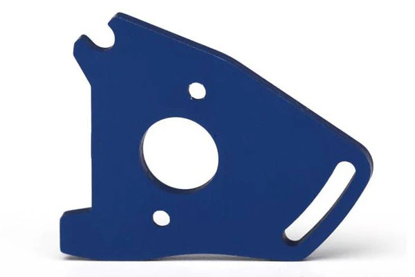 PIASTRA MOTORE IN ALLUMINIO BLU - 7490