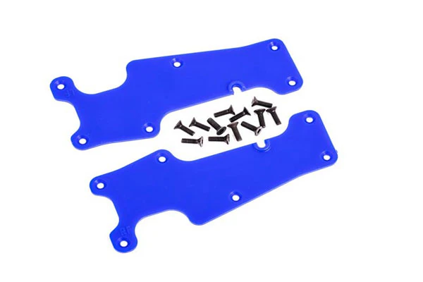 PIASTRE DI RINFORZO BRACCETTI SOSPENSIONE ANTERIORI DX/SX - BLU - 9633X