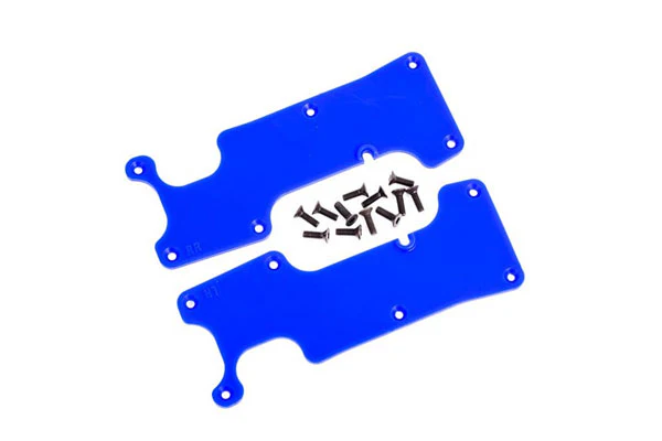 PIASTRE DI RINFORZO BRACCETTI SOSPENSIONE POSTERIORI DX/SX - BLU - 9634X