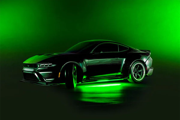 SET LUCI LED SOTTO TELAIO 4-TEC DRIFT - VERDE - 10590-GRN - Image 2