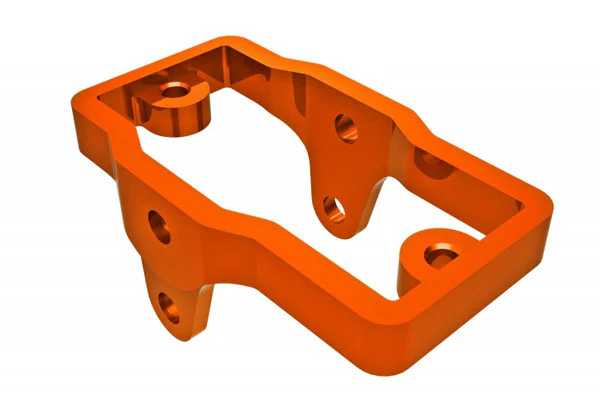 SUPPORTO SERVO IN ALLUMINIO 6061-T6 ANODIZZATO - 9739-ORNG