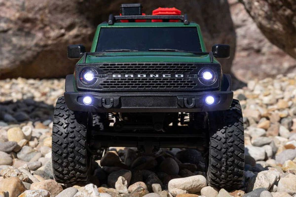 SCX24 FORD BRONCO 4X4 BRUSHED + BATTERIA E CARICABATTERIA - RTR SCALER 1:24 - VERDE - Image 10