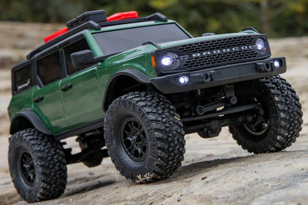 SCX24 FORD BRONCO 4X4 BRUSHED + BATTERIA E CARICABATTERIA - RTR SCALER 1:24 - VERDE - Image 12