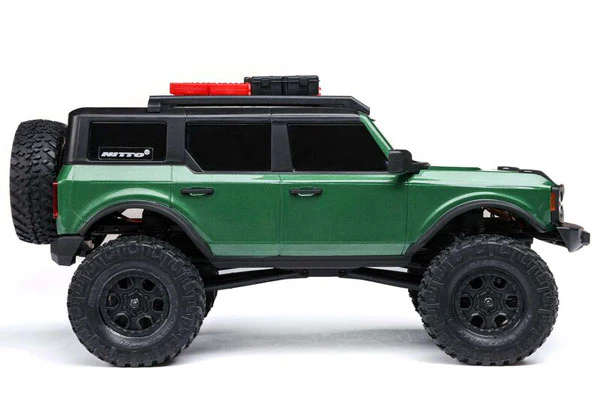 SCX24 FORD BRONCO 4X4 BRUSHED + BATTERIA E CARICABATTERIA - RTR SCALER 1:24 - VERDE - Image 3