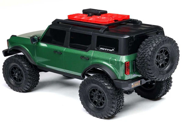 SCX24 FORD BRONCO 4X4 BRUSHED + BATTERIA E CARICABATTERIA - RTR SCALER 1:24 - VERDE - Image 4