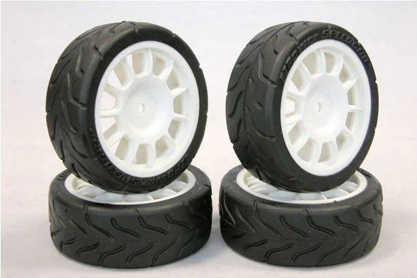 SET GOMME E CERCHI ABARTH - STRADALI CON CERCHIO - 4 PEZZI