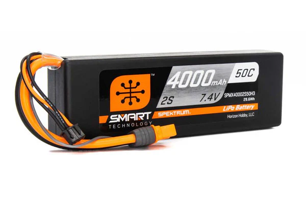 BATTERIA LIPO 2S SMART 7,4V 4000MAH 50C [IC3]