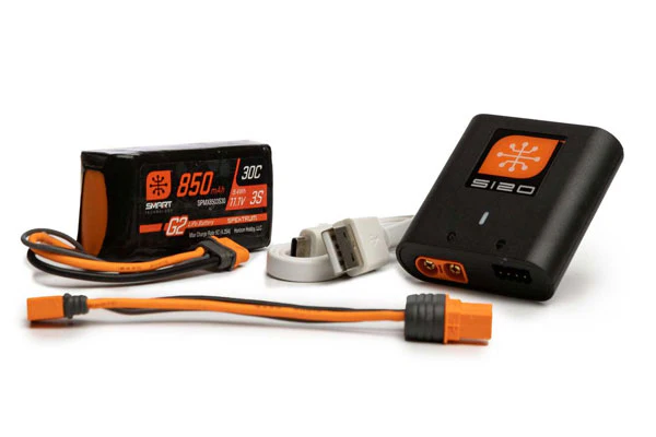 SMART POWERSTAGE AIR BUNDLE: 850 MAH G2 LIPO 3S1P / S120 CHARGER