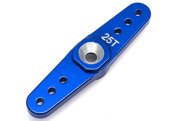 SQUADRETTA ALLUMINIO DOPPIO BRACCIO 25 DENTI - BLU