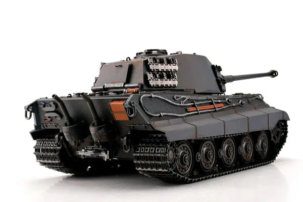PRO-EDITION KING TIGER - GRIGIO - INFRAROSSI 1:16 - FUMO CANNONE - Image 2
